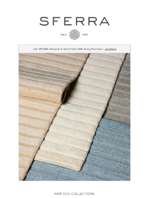 SFERRA - The Rich Luxury of New Zealand Wool Rugs