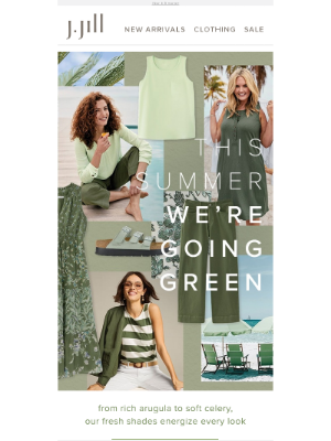 J. Jill - Trending: Summer greens that feel so fresh.