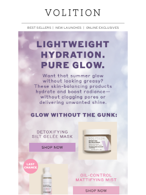Volition Beauty - Summer glow, no oily shine ✨