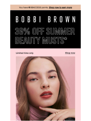 Bobbi Brown Cosmetics - Only a few days left
