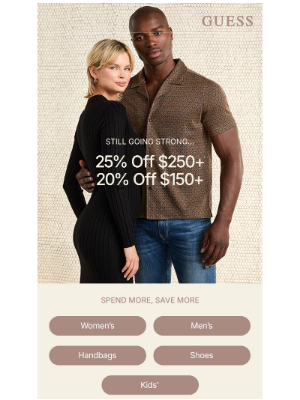 GUESS - In Case You Missed It > Save Up to 25%