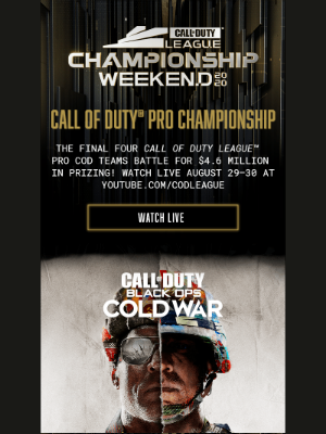 Activision - Watch CDL Champs, Win COD Beta Codes