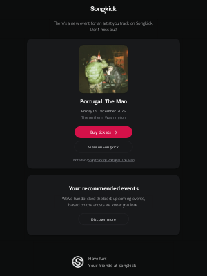 Songkick - Just announced: Portugal. The Man