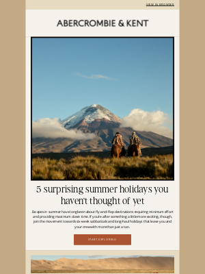 Abercrombie & Kent (United Kingdom) - 5 surprising summer holidays you haven’t thought of