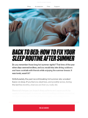 Polar - Back To Bed: How To Fix Your Sleep Routine After Summer