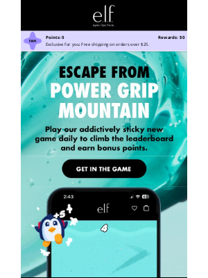e.l.f. Cosmetics - 🏔️ Escape from Power Grip Mountain!