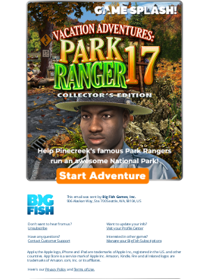 Big Fish Games - 🌲NEW Vacation Adventures! 🦅