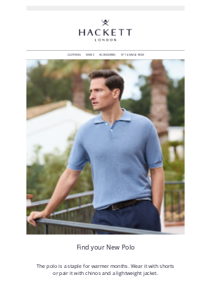 Hackett London - Time for a New Polo