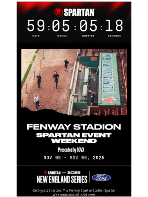 Spartan Race Inc. - The Fenway Spartan Stadion is waiting!