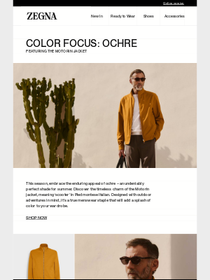 Ermenegildo Zegna - Embrace a new color palette