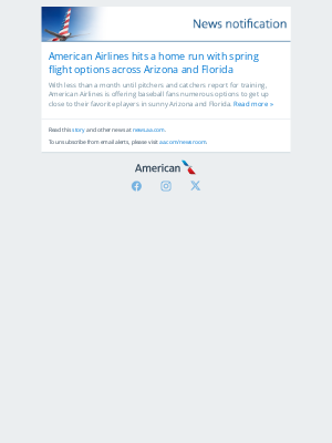 American Airlines - American Airlines hits a home run with spring flight options across Arizona and Florida