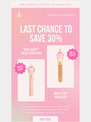 Jeffree Star Cosmetics - Last Chance for 30% OFF 😱