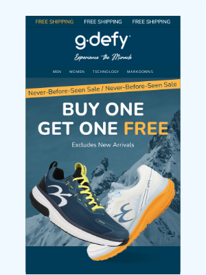 Gravity Defyer - Never-Before-Seen Footwear Deals💥