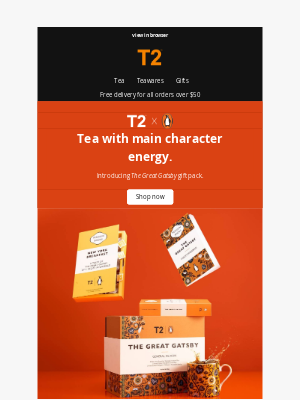 T2 Tea (Australia) - Unwrap a Gatsby-Inspired Surprise! 🎁