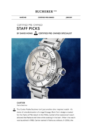 Tourneau - David's Pick: The Pasha Seatimer from Cartier