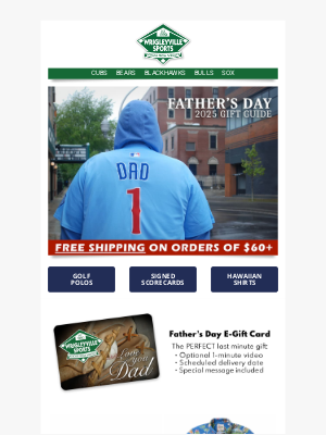 Dad-Approved Gifts + Last-Minute E-Gift Cards!