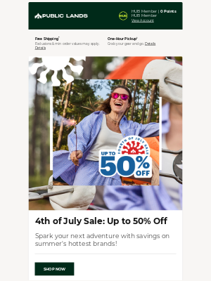 Public Lands - 🎇 Up to 50% OFF? Get in on this!