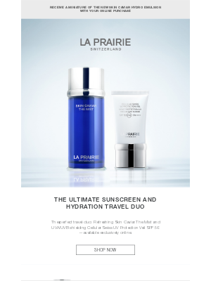 La Prairie - For a limited time only: your hydrating and protecting summer duo