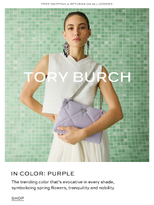 Tory Burch - Spring’s trending palette