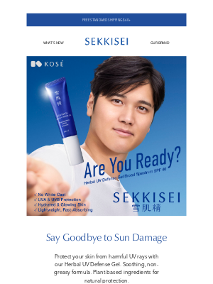 Sekkisei-usa - Say goodbye to sun damage—stay protected ☀️