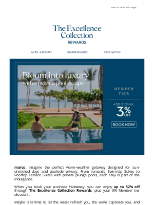 Excellence Resorts - Cool off in your private pool, marco