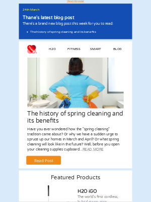 Thane (UK) - Blog: The history of spring cleaning and its benefits