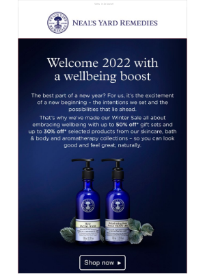 Neal's Yard Remedies - Welcome 2022 with a wellbeing boost 🥰