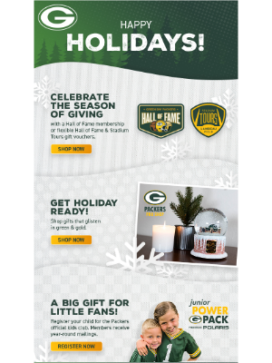 Green Bay Packers - 🎁 Happy Holidays From the Green Bay Packers 🎁