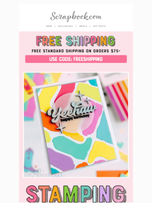 Scrapbook - 🤯 Craft Your Free Shipping Weekend NOW!