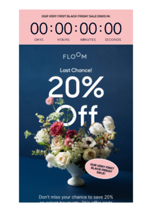 FLOOM - Say goodbye to 20% off