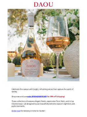 DAOU Vineyards - Spring Bundles Are Blooming