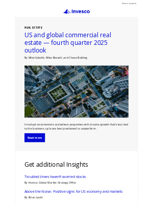 Invesco Ltd. - Invesco Insights: US and global commercial real estate — fourth quarter 2025 outlook