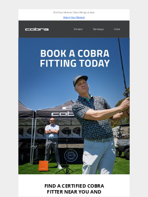 Cobra Golf - Get Fit For Your COBRA Clubs Today