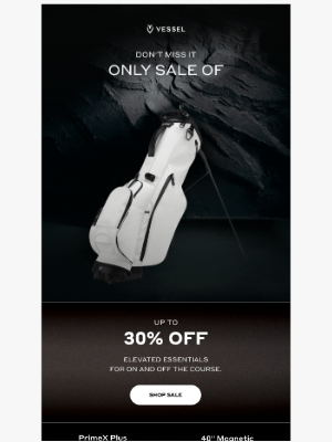 VESSEL - ONLY SALE OF THE SUMMER ☀️