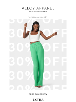 Alloy Apparel - PSA → EXTRA 30% OFF