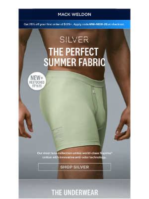 Mack Weldon - Our anti-odor underwear, in a new shade.