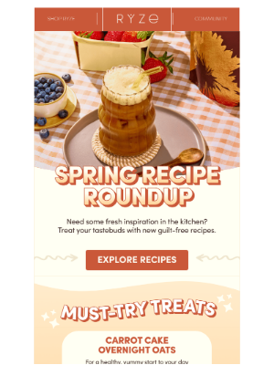 RYZE - New season, new recipes