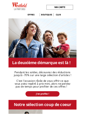 WESTFIELD LA PART-DIEU (France) - La deuxième démarque est enfin là ! 🤩