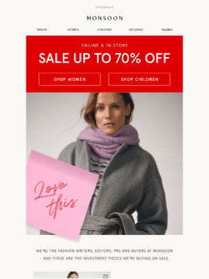 Monsoon (United Kingdom) - Up to 70% off sale | The Fashion Team's faves