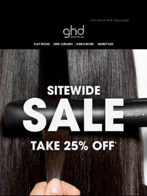 ghd (UK) - PSA: 25% Off Ends Today