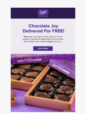 Shipping's on Us - Indulge in Chocolate Joy