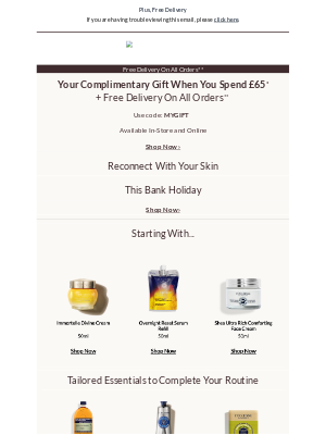 L'Occitane (United Kingdom) - Your Bank Holiday Starts with a Gift