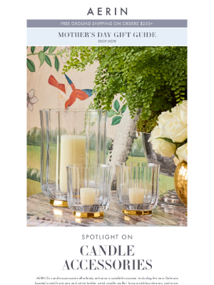 AERIN LLC - Spotlight On: Candle Accessories