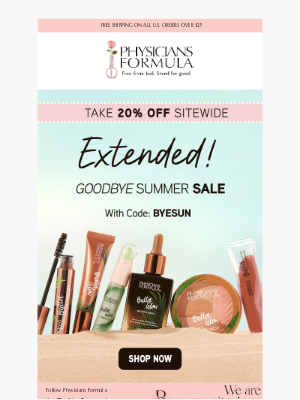 Physicians Formula - EXTENDED- 20% OFF SITEWIDE