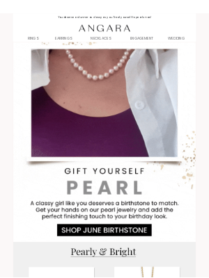 Angara - Pearl Jewelry to Make Your B'day Extra Special ✨