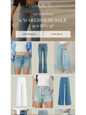 Joe's Jeans - Warehouse Sale Must-Haves