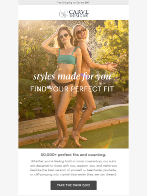 Carve Designs - Find YOUR perfect swim style