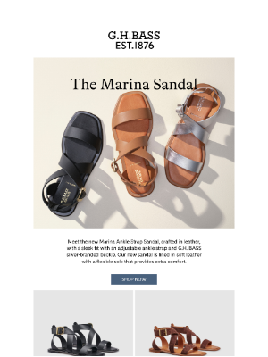 G.H. Bass & Co. - Introducing the Marina Sandal
