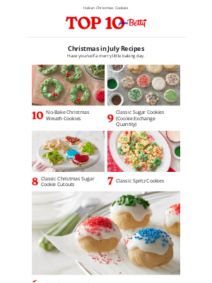 Betty Crocker - Top Christmas (in July) Recipes 🏖️🎄