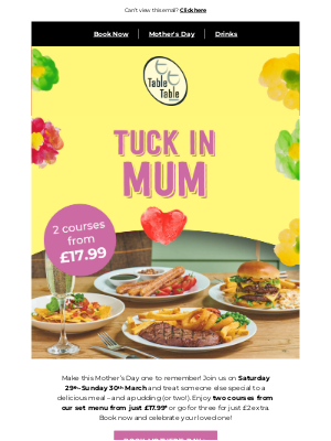 Brewers Fayre (United Kingdom) - We ❤️ Mums